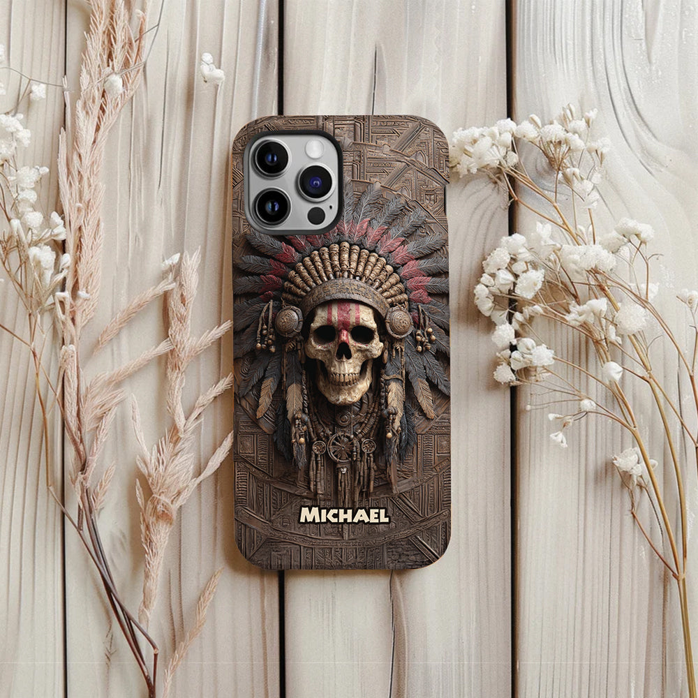 Proud Native - Personalized American Indian Full Print Phone Case