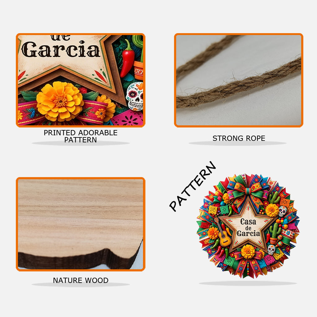 Mexican Fiesta Cinco De Mayo - Personalized Cinco de Mayo Custom Shaped Wood Sign