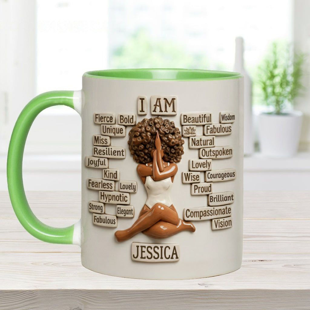 Proud To Be Black - Personalized African American Accent Mug