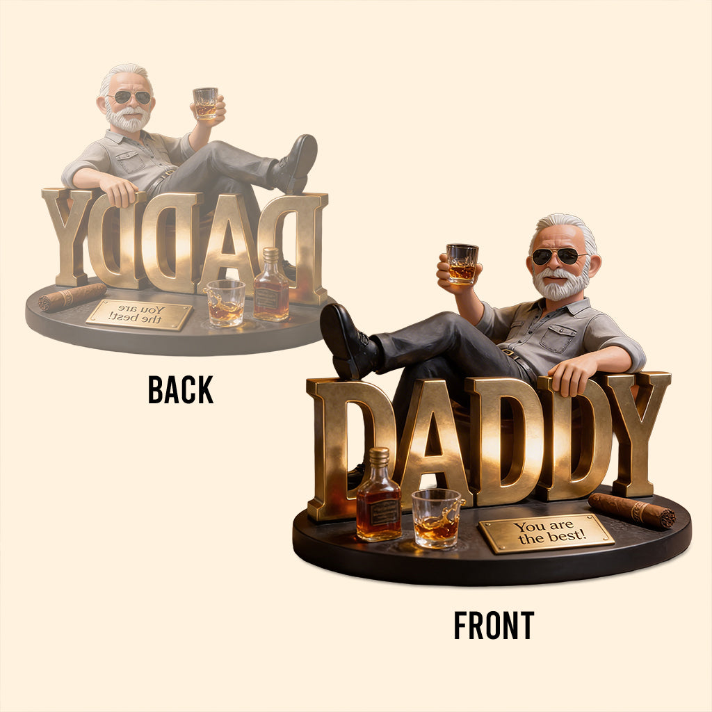 Whiskey And Cigar Lover, Gift for Men - Personalized Whisky Custom Shaped Acrylic Plaque