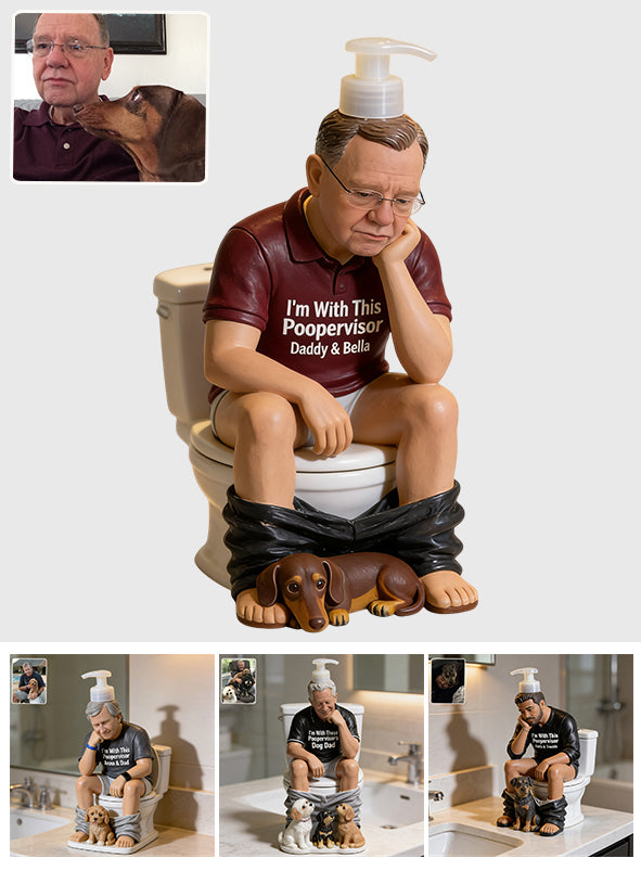 Funny Dog Dad/ Dog Mom Moment - Personalized Dog Pump Dispenser