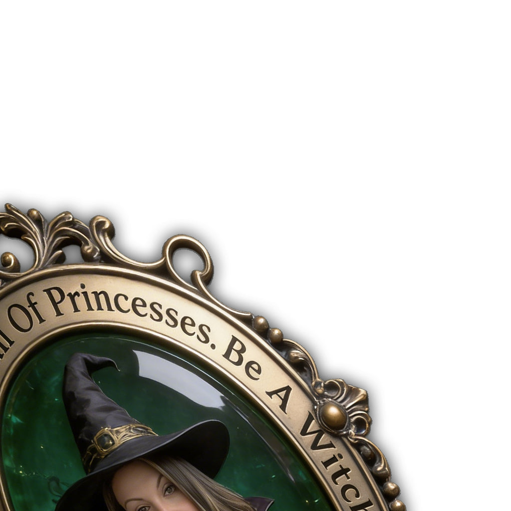 Magic Witch - Personalized Witch Cut Metal Sign