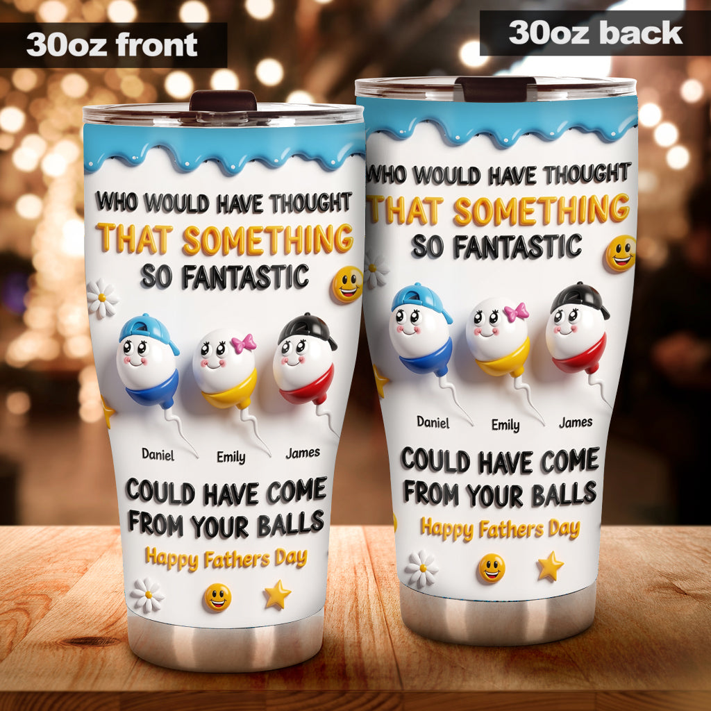 That Something So Fantastic - Personalized Father Tumbler With Gift Box