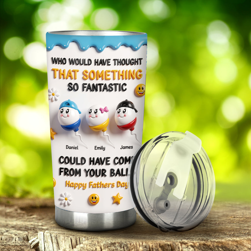 That Something So Fantastic - Personalized Father Tumbler With Gift Box