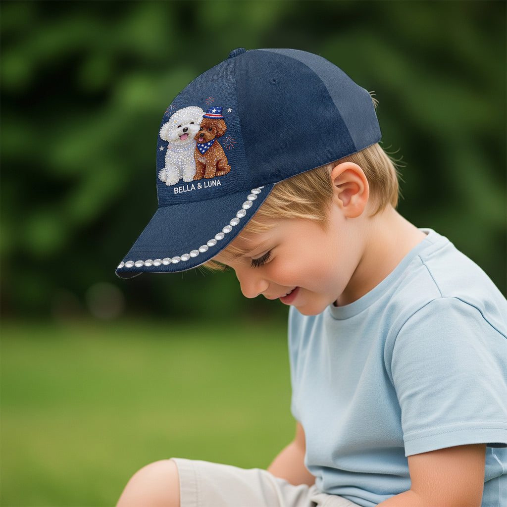 Red, White & Woof - Personalized Dog Classic Cap