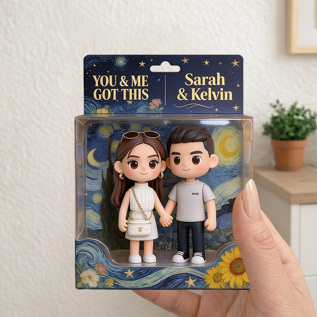 You & Me We Got This - Personalized Couple Acrylic Display Box