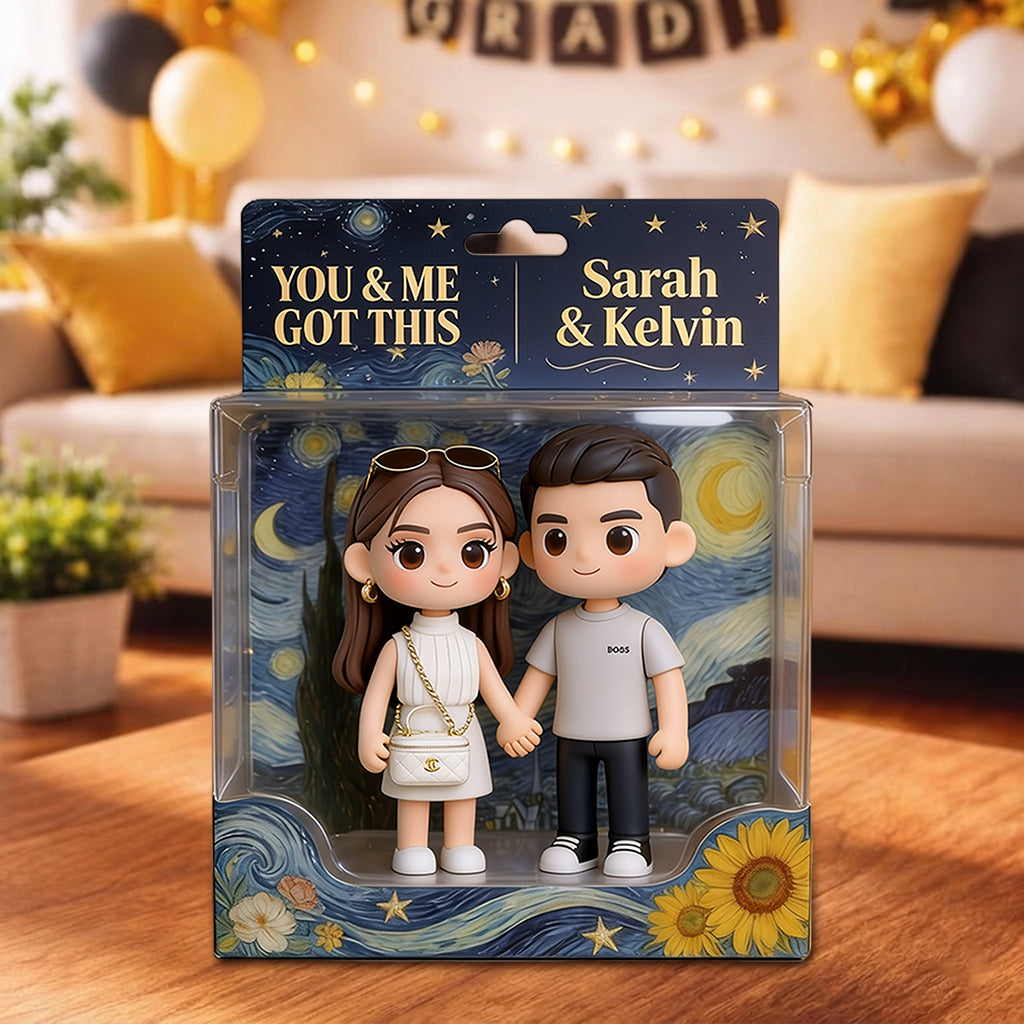 You & Me We Got This - Personalized Couple Acrylic Display Box