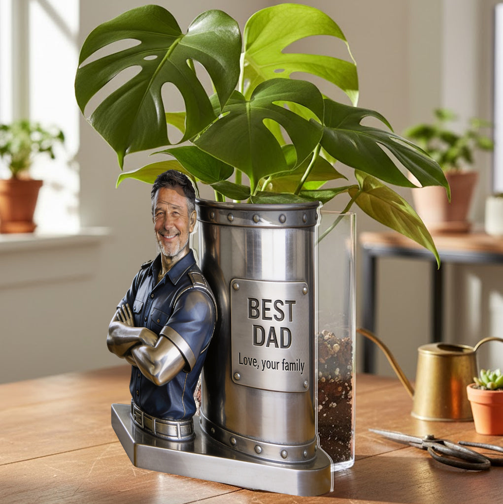 Mechanic Tools Box - Father's Day Gift - Personalized Father Acrylic Pot