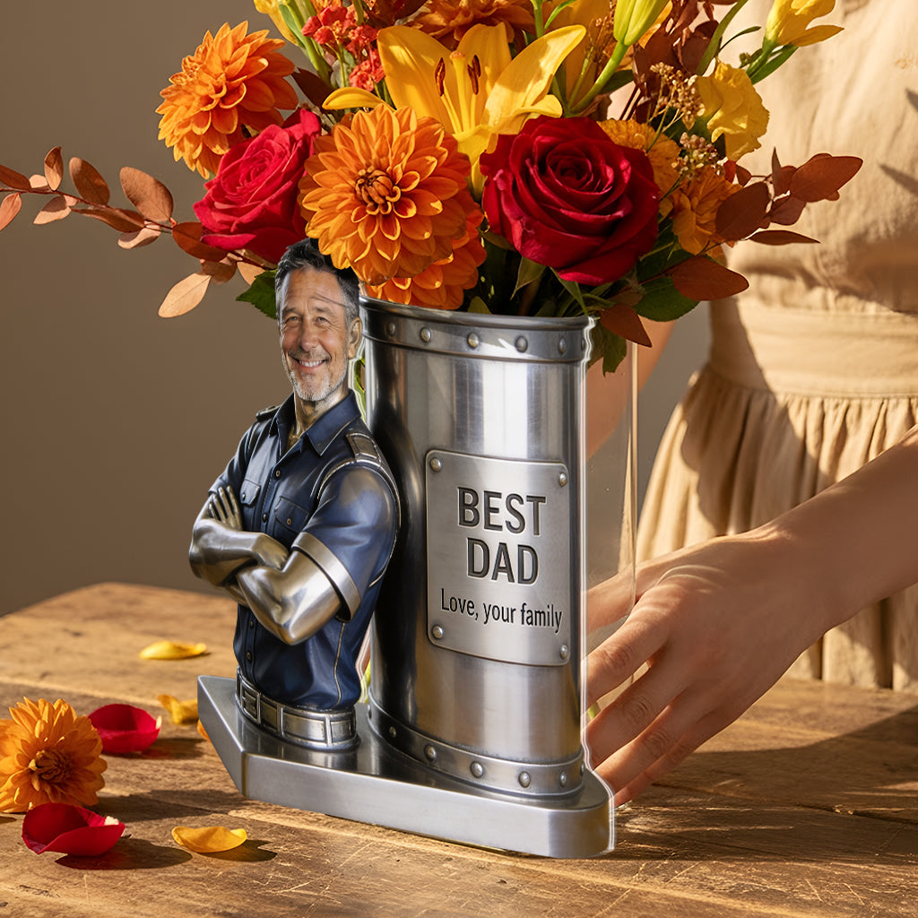 Mechanic Tools Box - Father's Day Gift - Personalized Father Acrylic Pot