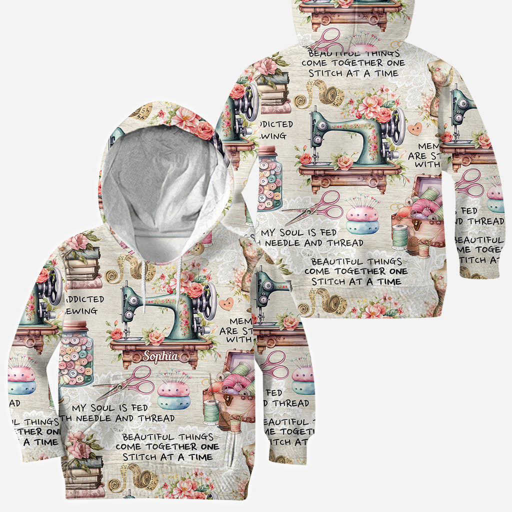 Sew Addicted To Sewing - Personalized Sewing All Over Shirt