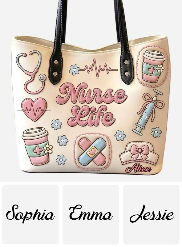 Nurse Life - Personalized Nurse Tote Bag