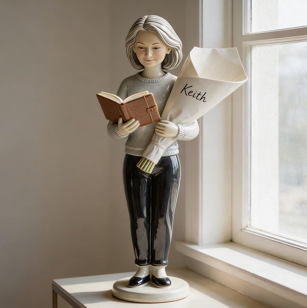 Love Reading Books - Personalized Book Acrylic Pot