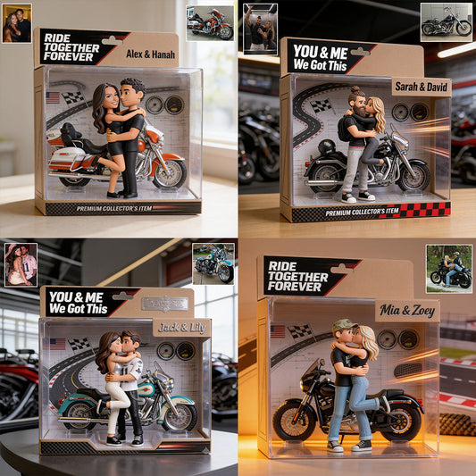 Ride Together - Personalized Biker Acrylic Display Box