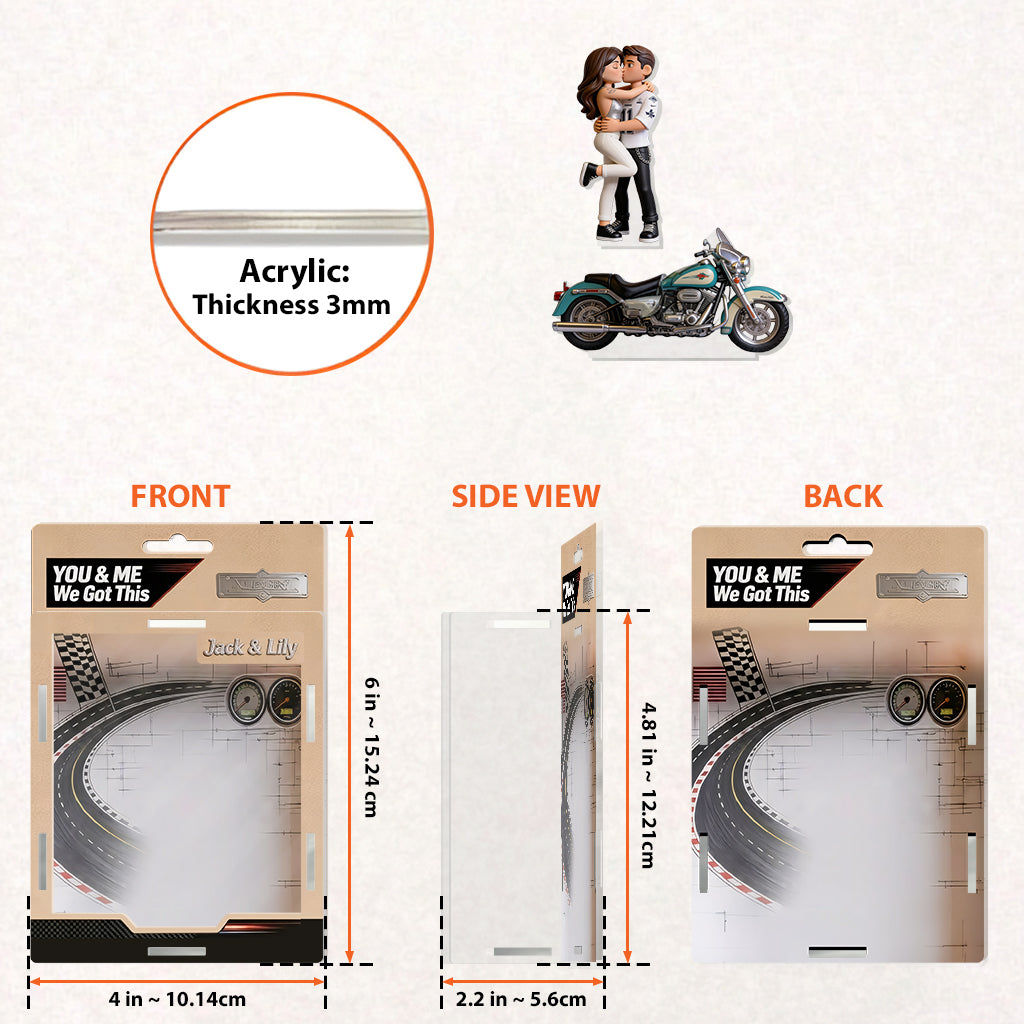 Ride Together - Personalized Biker Acrylic Display Box