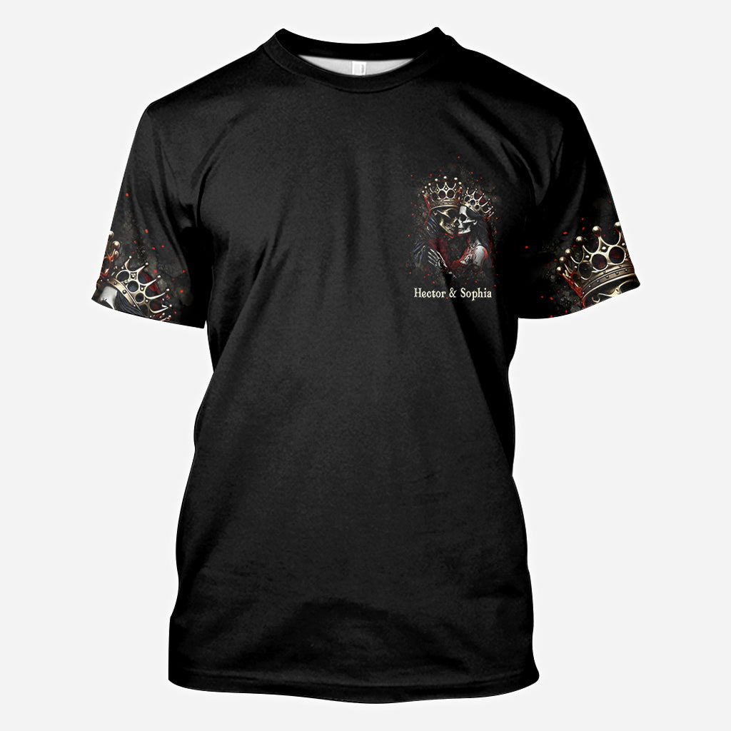 Til Death Do Us Part - Personalized Couple All Over Shirt