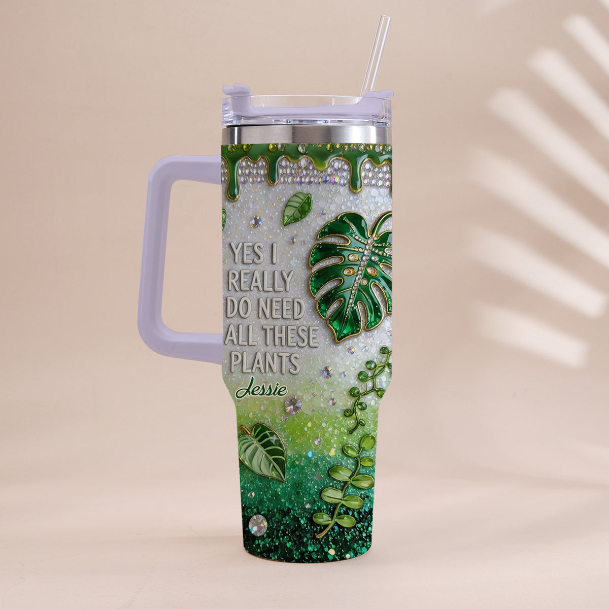 YES I REALLY DO NEED ALL THESE PLANTS - Personalized Gardening Tumbler With Handle