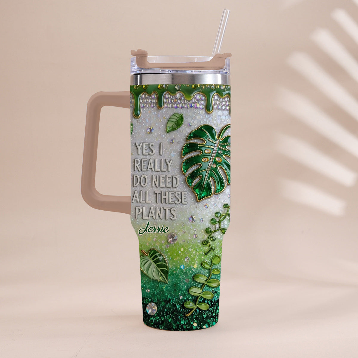 YES I REALLY DO NEED ALL THESE PLANTS - Personalized Gardening Tumbler With Handle