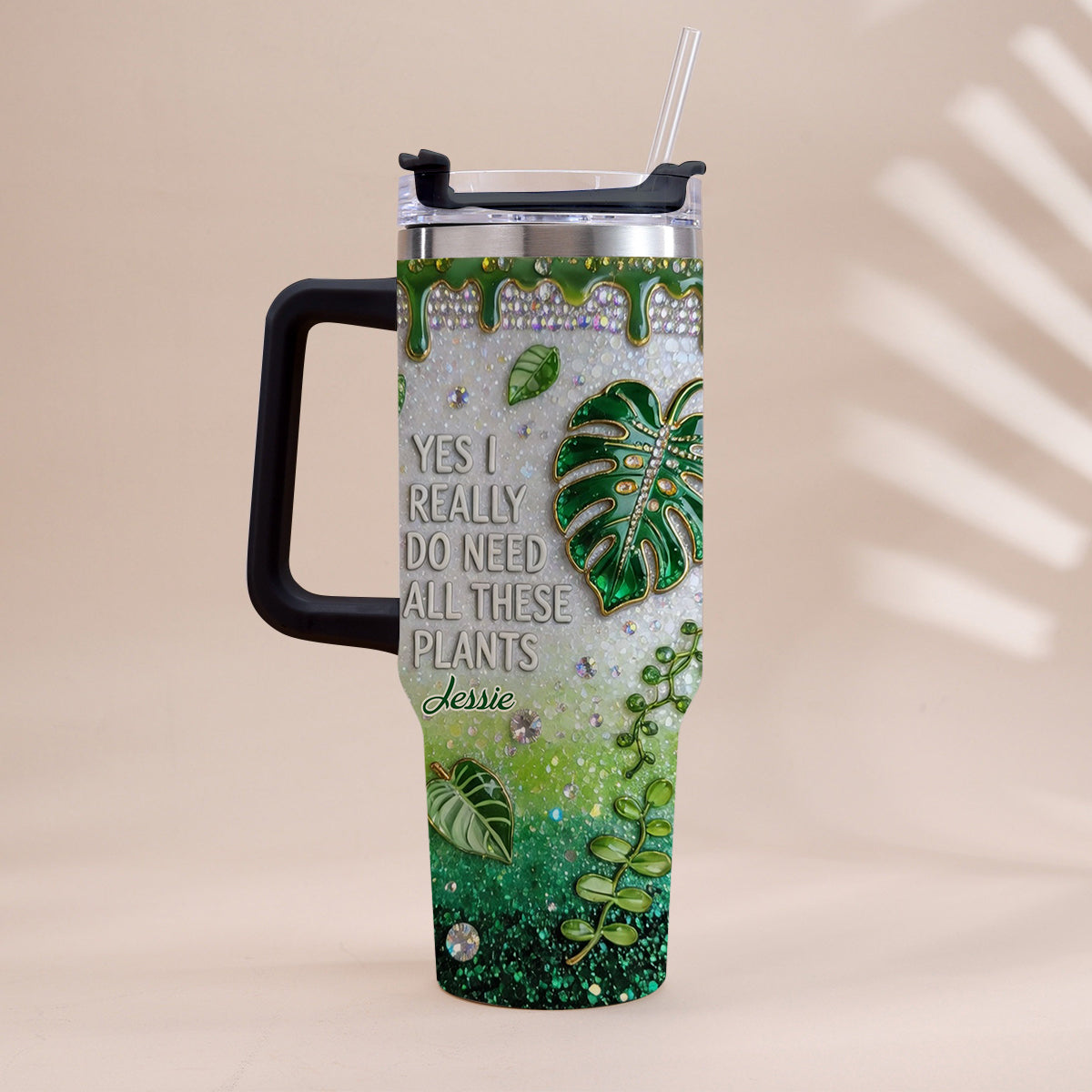 YES I REALLY DO NEED ALL THESE PLANTS - Personalized Gardening Tumbler With Handle
