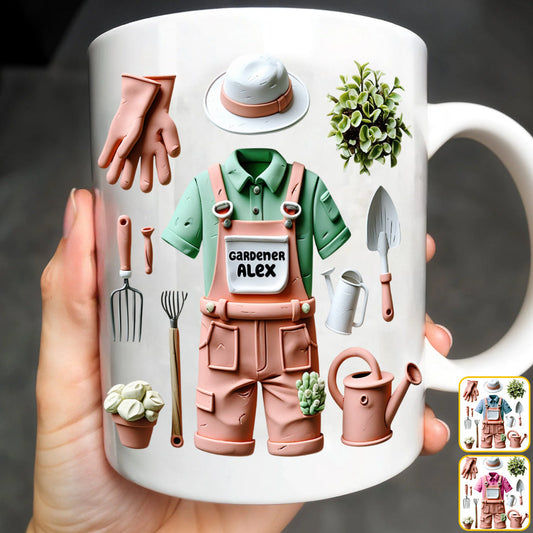 Love Gardening - Personalized Gardening Mug