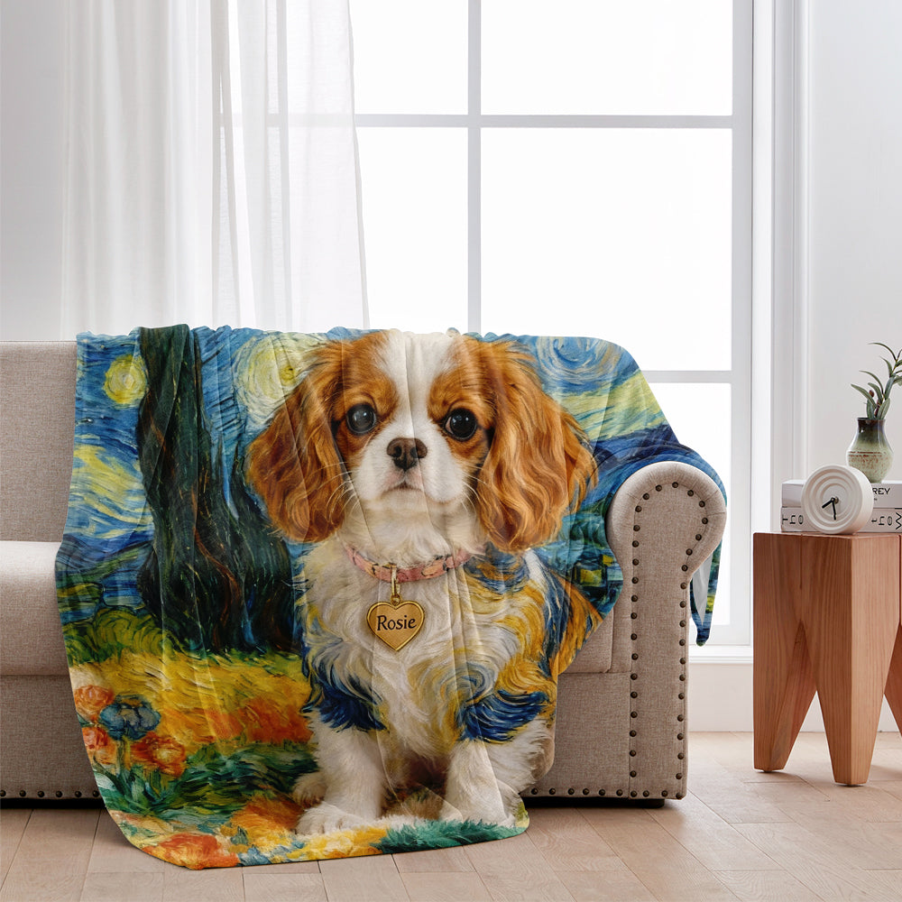 Pet Potrait - Personalized Dog Blanket