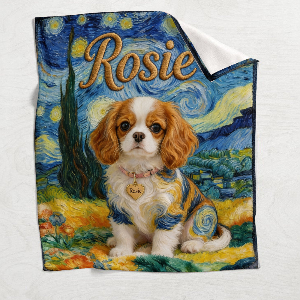 Pet Potrait - Personalized Dog Blanket