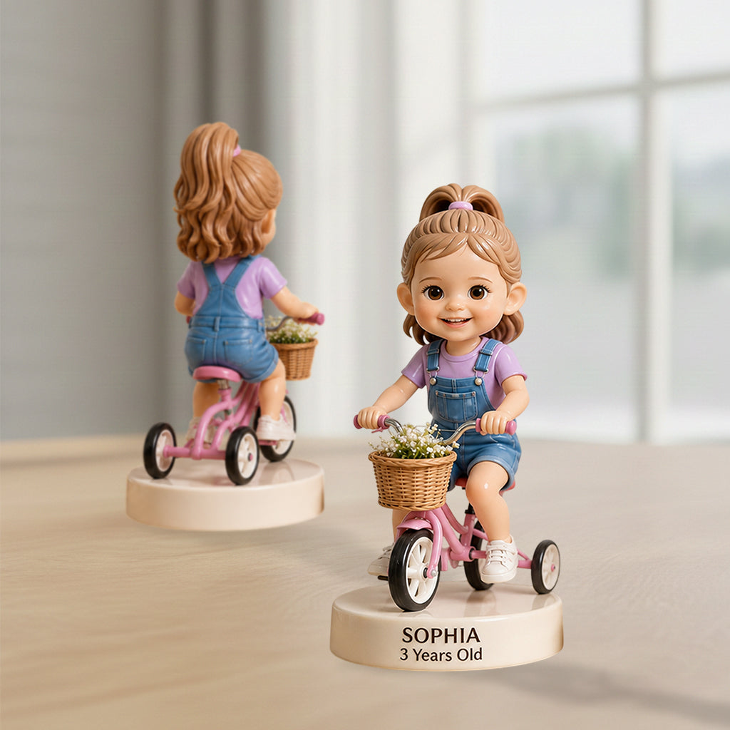 Watching You Grow Memory Set, Parents Gift - Personalized Kid Premium 3D Figurine