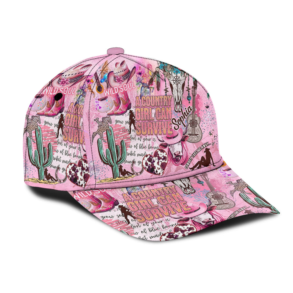 Wild Soul Cowgirl - Personalized Cowgirl Classic Cap