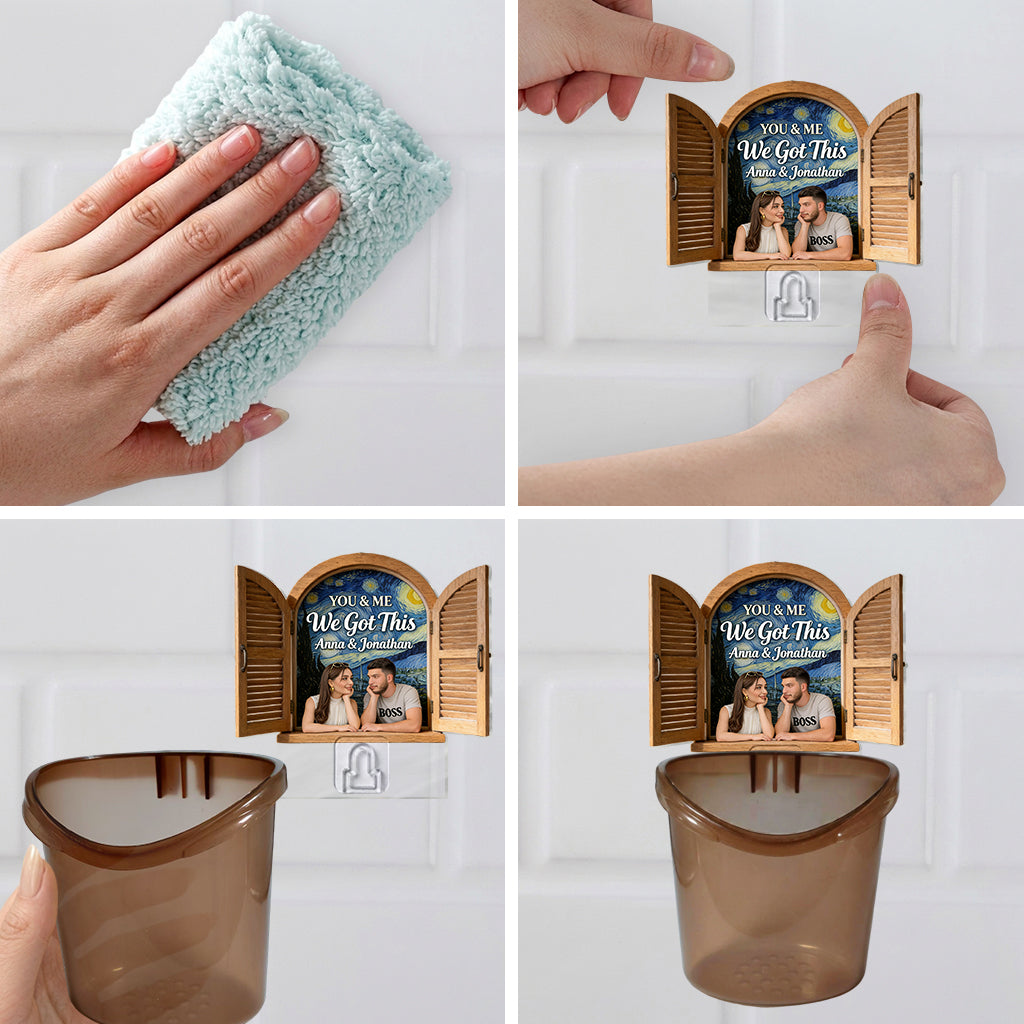 Window Of Us, You & Me We Got THis - Personalized Couple Wall Multi Holder