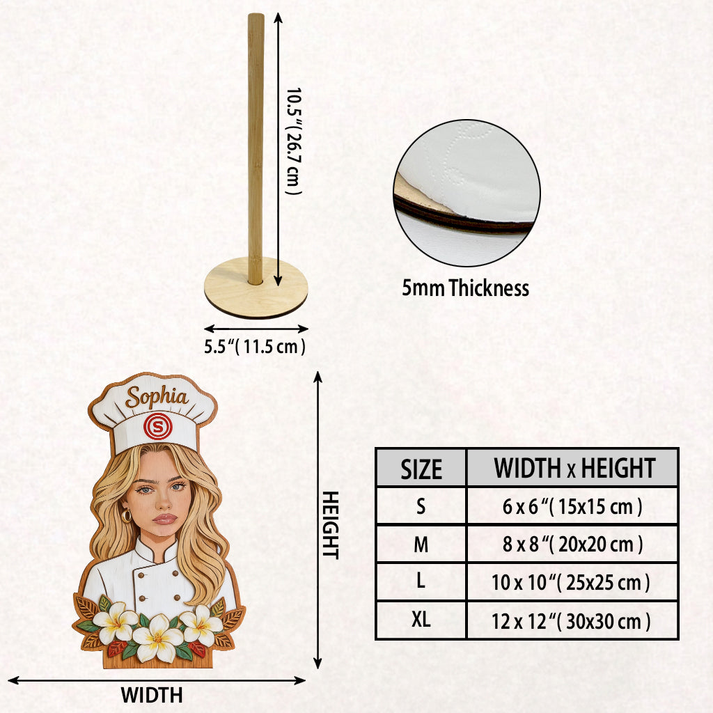 Master Cook - Personalized Cooking Paper Towel Stand