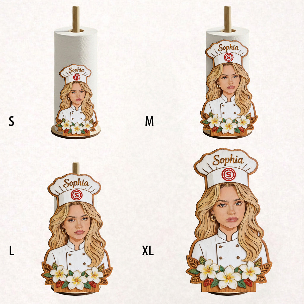 Master Cook - Personalized Cooking Paper Towel Stand