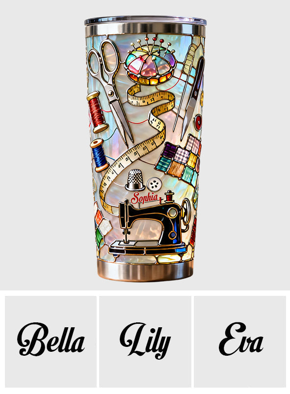 Love Sewing - Personalized Sewing Tumbler
