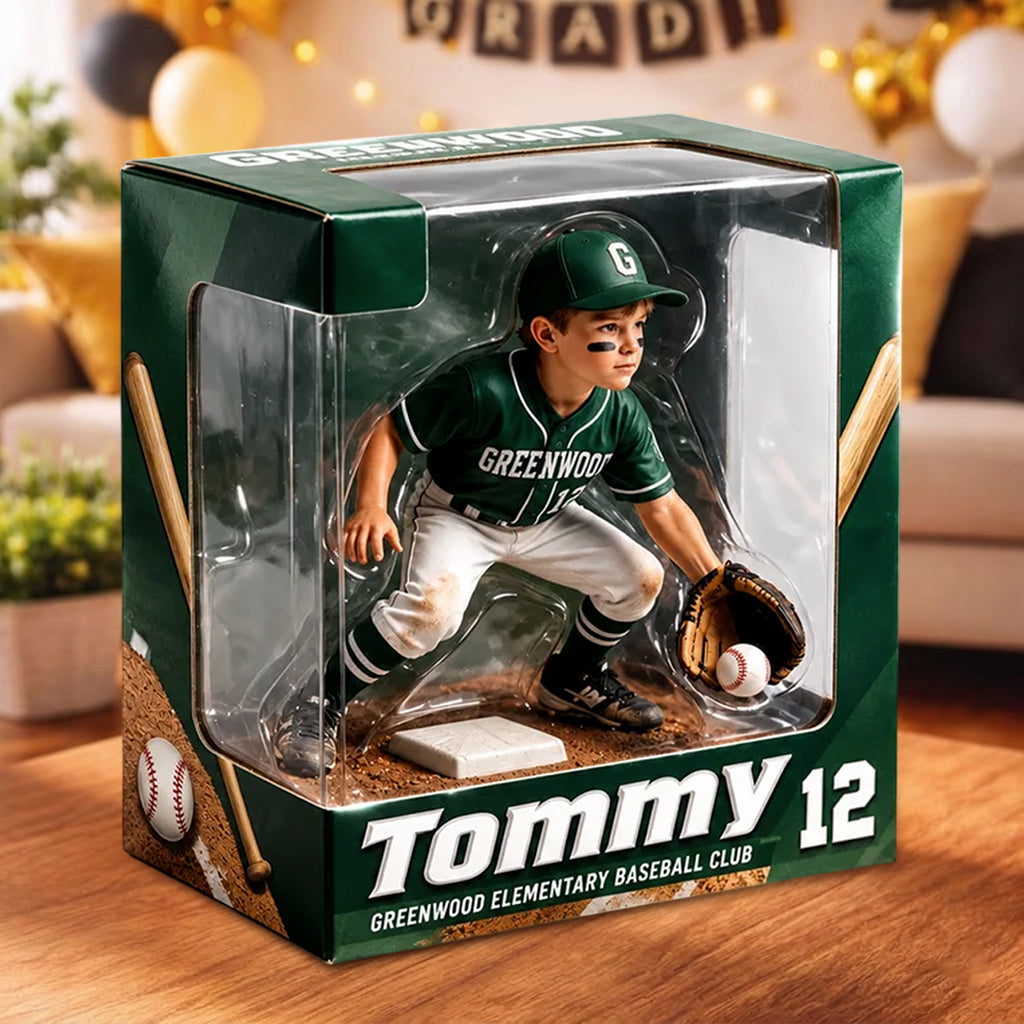 Any Sport, Any Photo - Personalized Baseball Acrylic Display Box