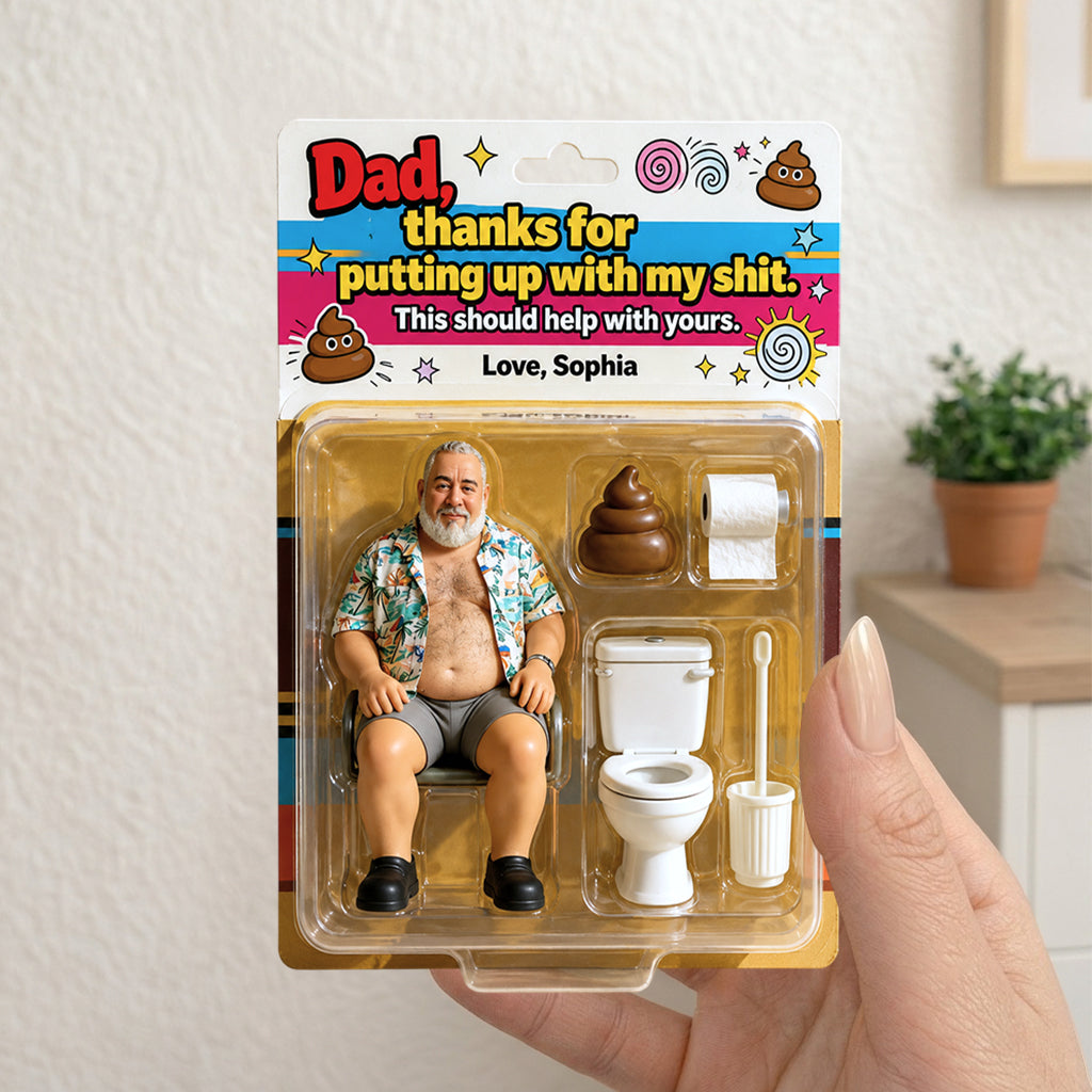 Thank Dad For Putting Up With My Shit - Personalized Father Acrylic Display Box