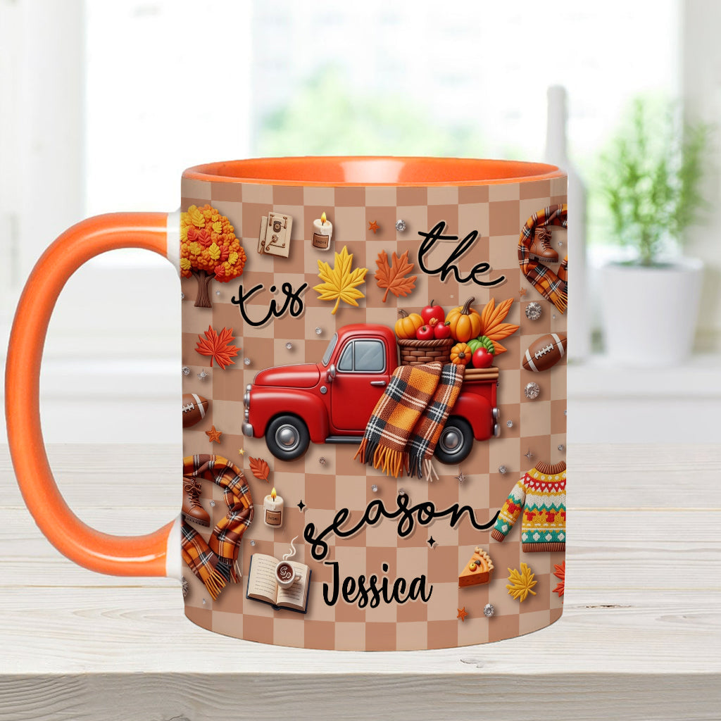 Tis The Season - Personalized Autumn Accent Mug