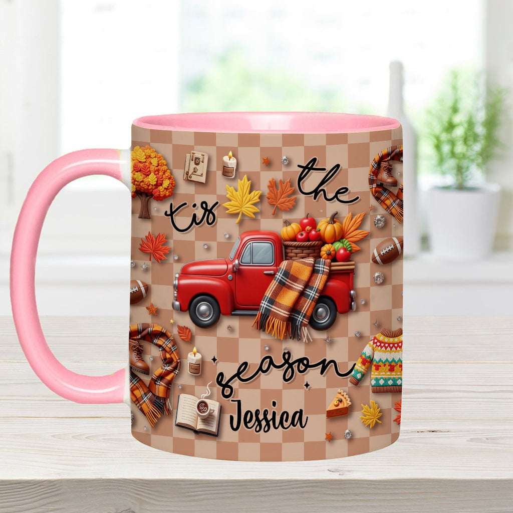 Tis The Season - Personalized Autumn Accent Mug