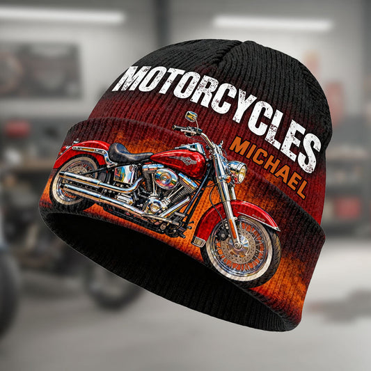 Motorcycles - Personalized Biker Beanie Hat