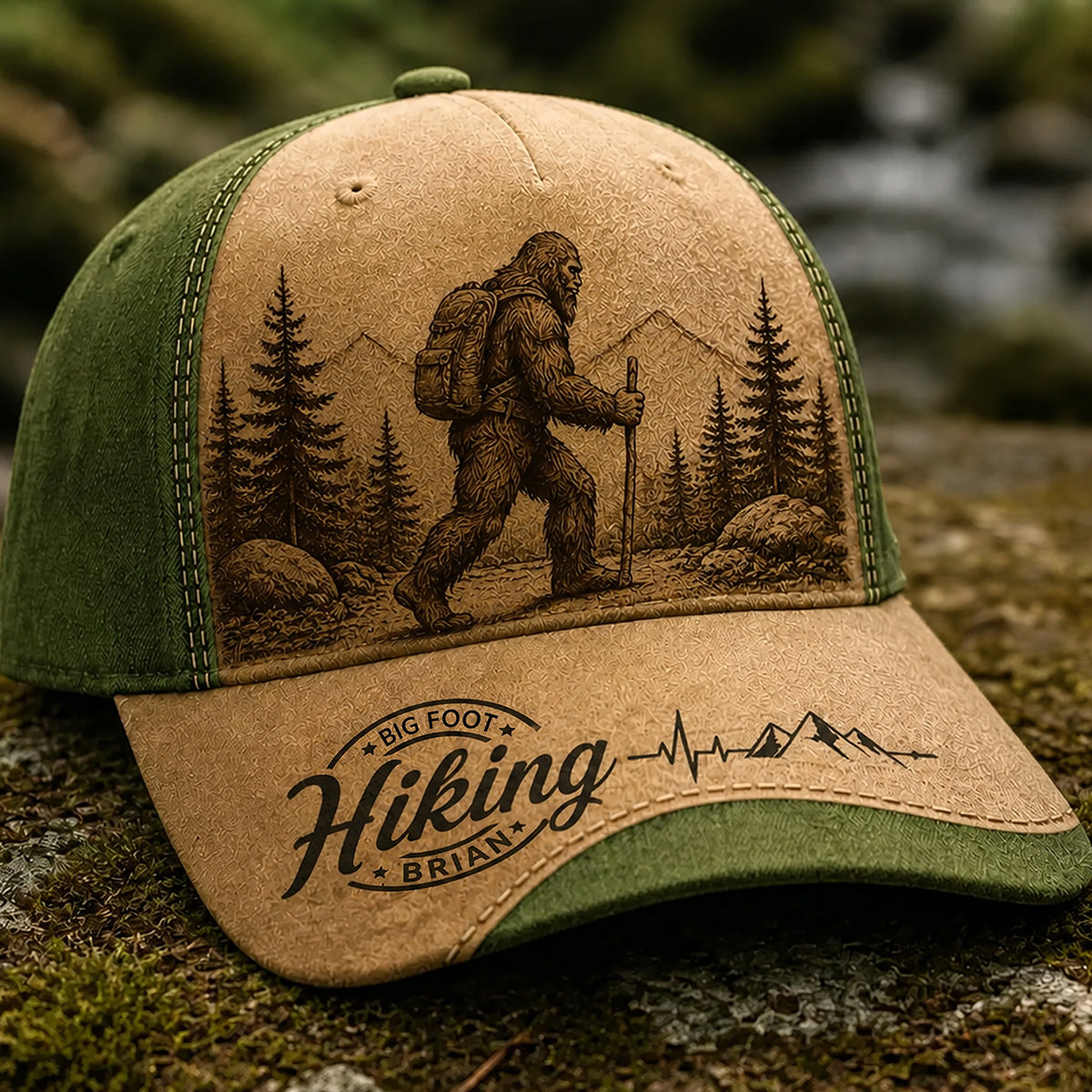 Sasquatch - Personalized Hiking Classic Cap