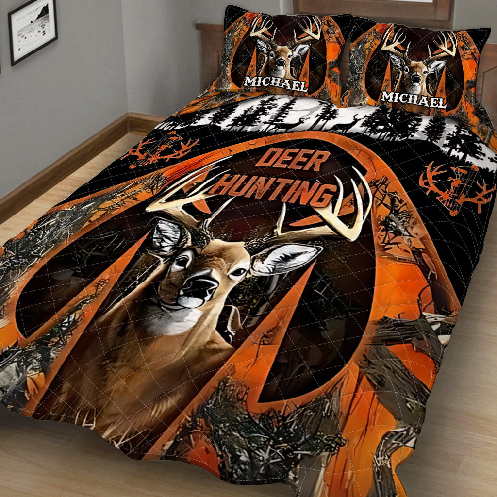 Love Hunting - Personalized Hunting Quilt Set