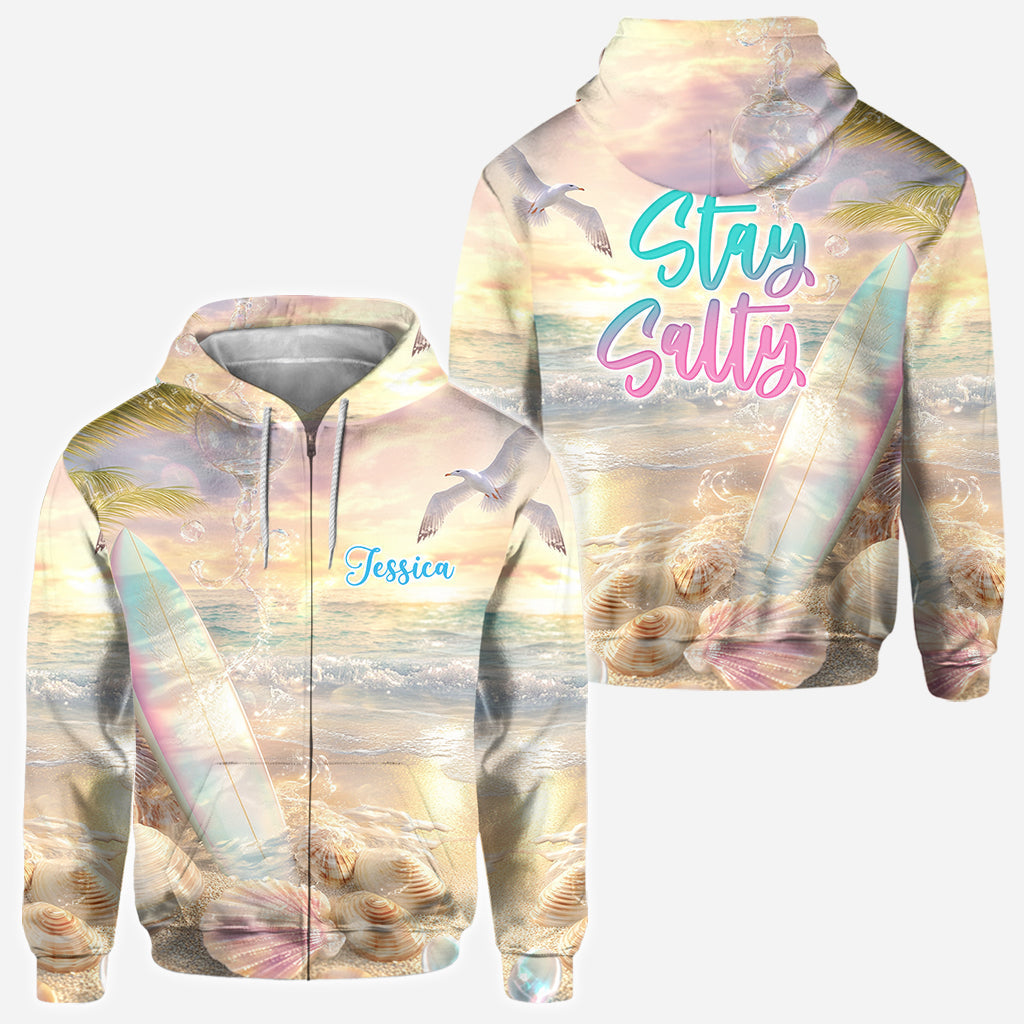 Stay Salty - Personalized Surfing All Over Shirt
