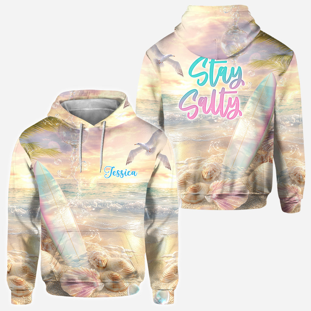Stay Salty - Personalized Surfing All Over Shirt
