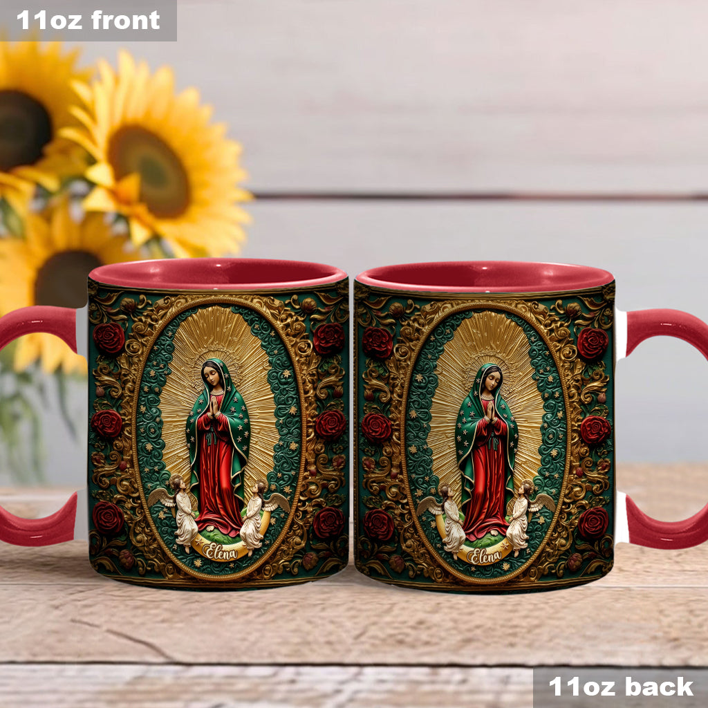 Our Lady Of Guadalupe - Personalized Christian Accent Mug