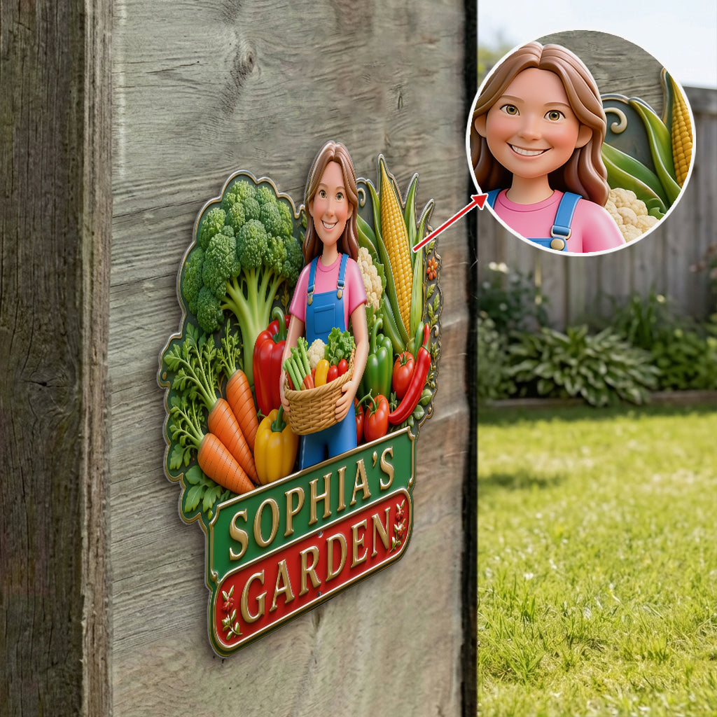 My Lovely Garden - Personalized Gardening 3D Printed Cut Metal Sign