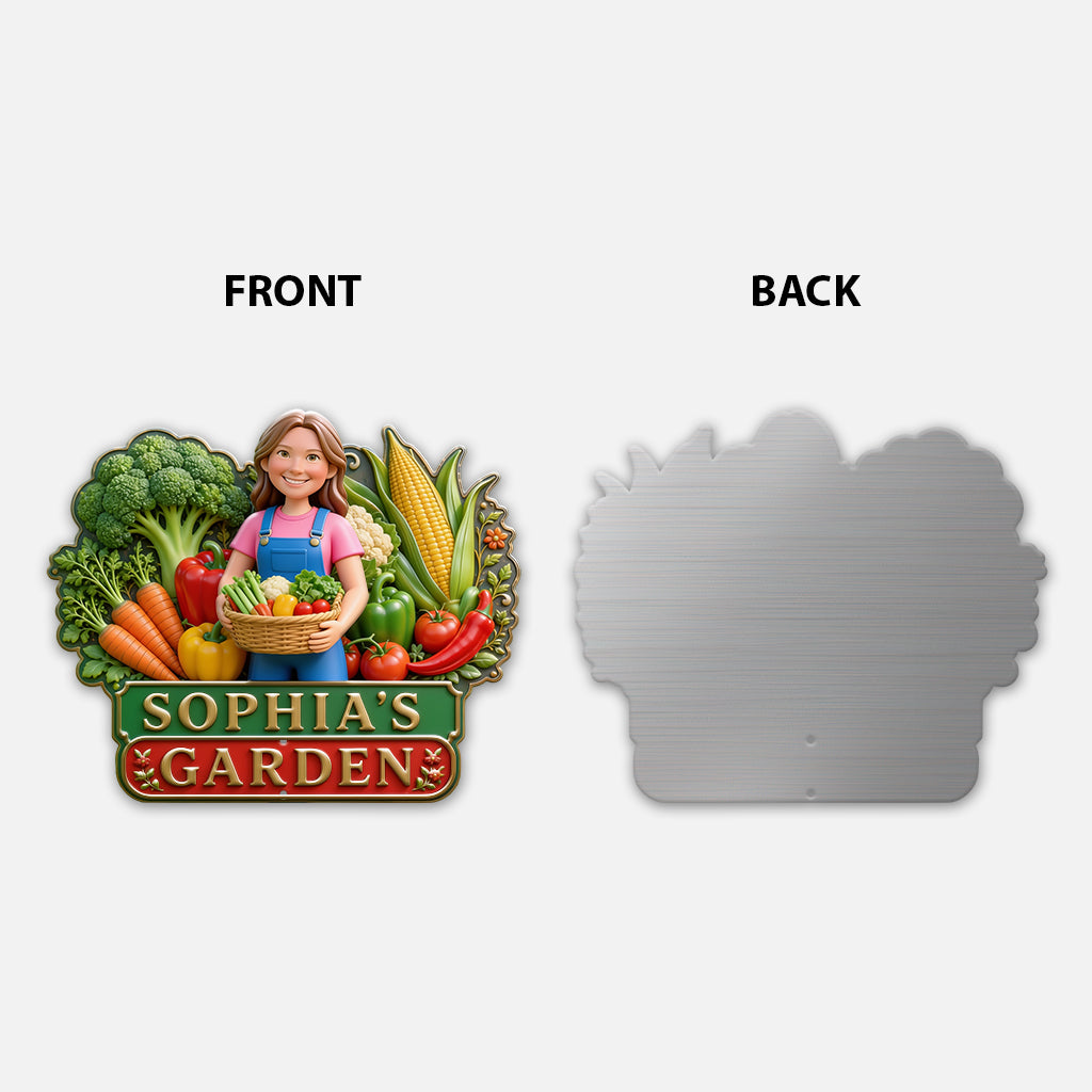 My Lovely Garden - Personalized Gardening 3D Printed Cut Metal Sign