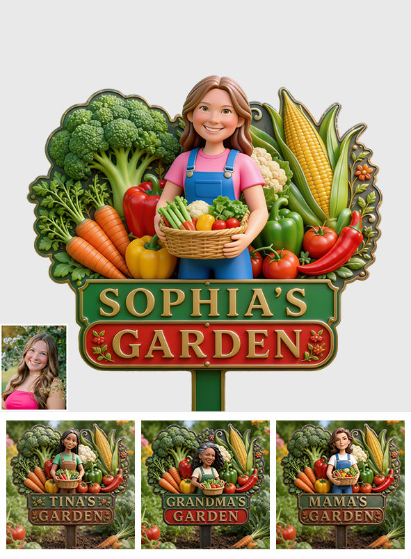 My Lovely Garden - Personalized Gardening 3D Printed Cut Metal Sign