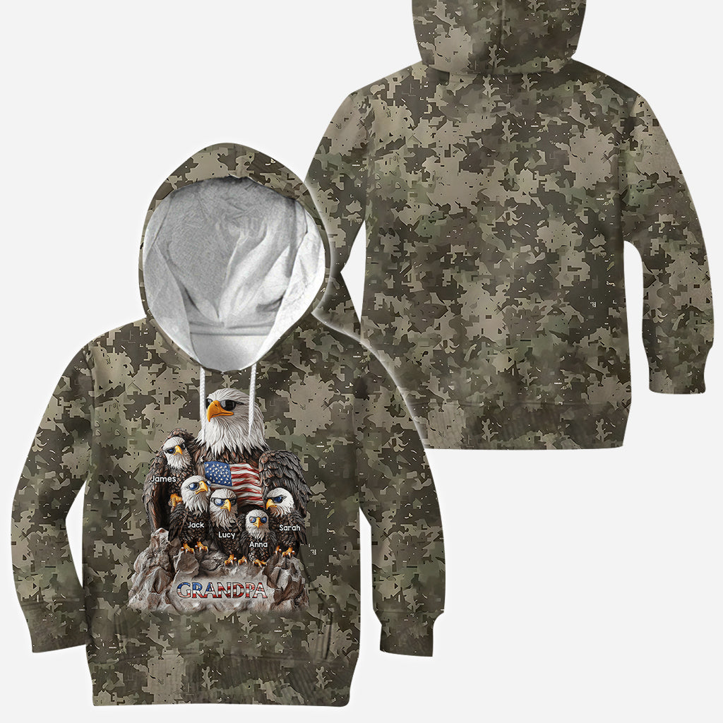 Strong Papa - Personalized Father All Over Shirt
