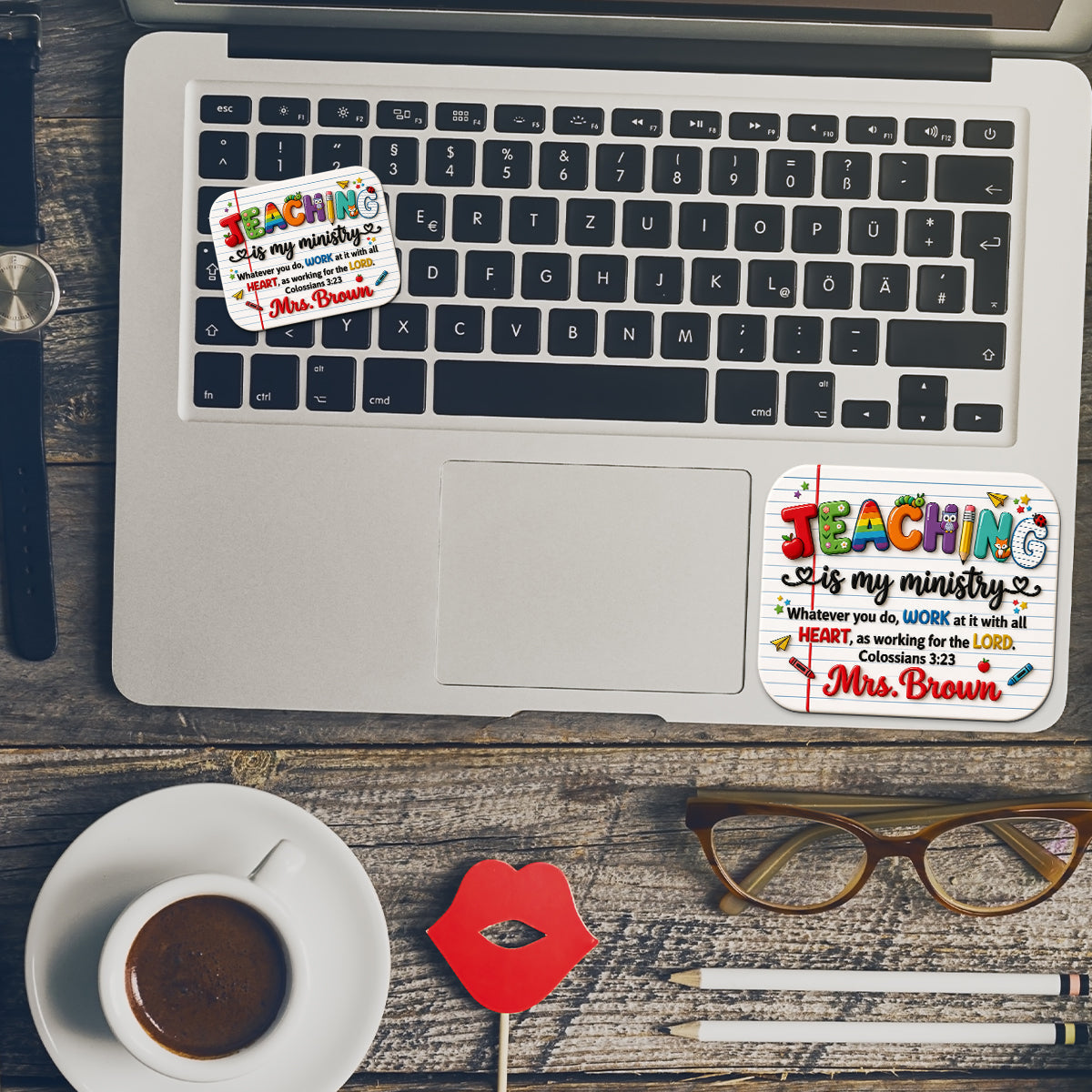Teaching Is My Ministry - Personalized Teacher Magnet