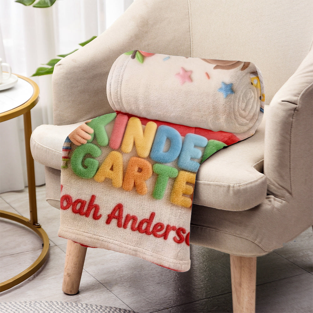 Perfect Back To School Gift - Personalized Kid Blanket