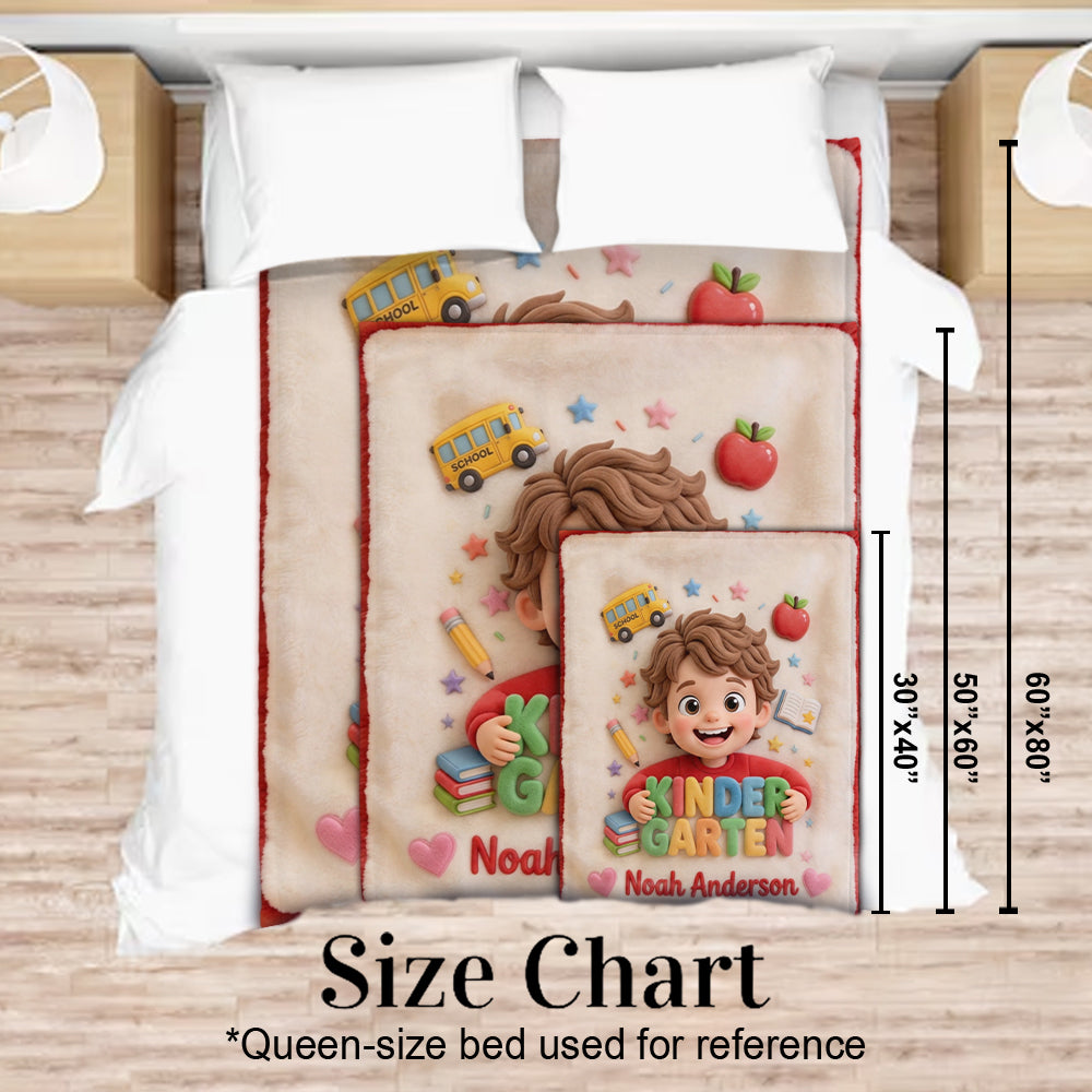 Perfect Back To School Gift - Personalized Kid Blanket