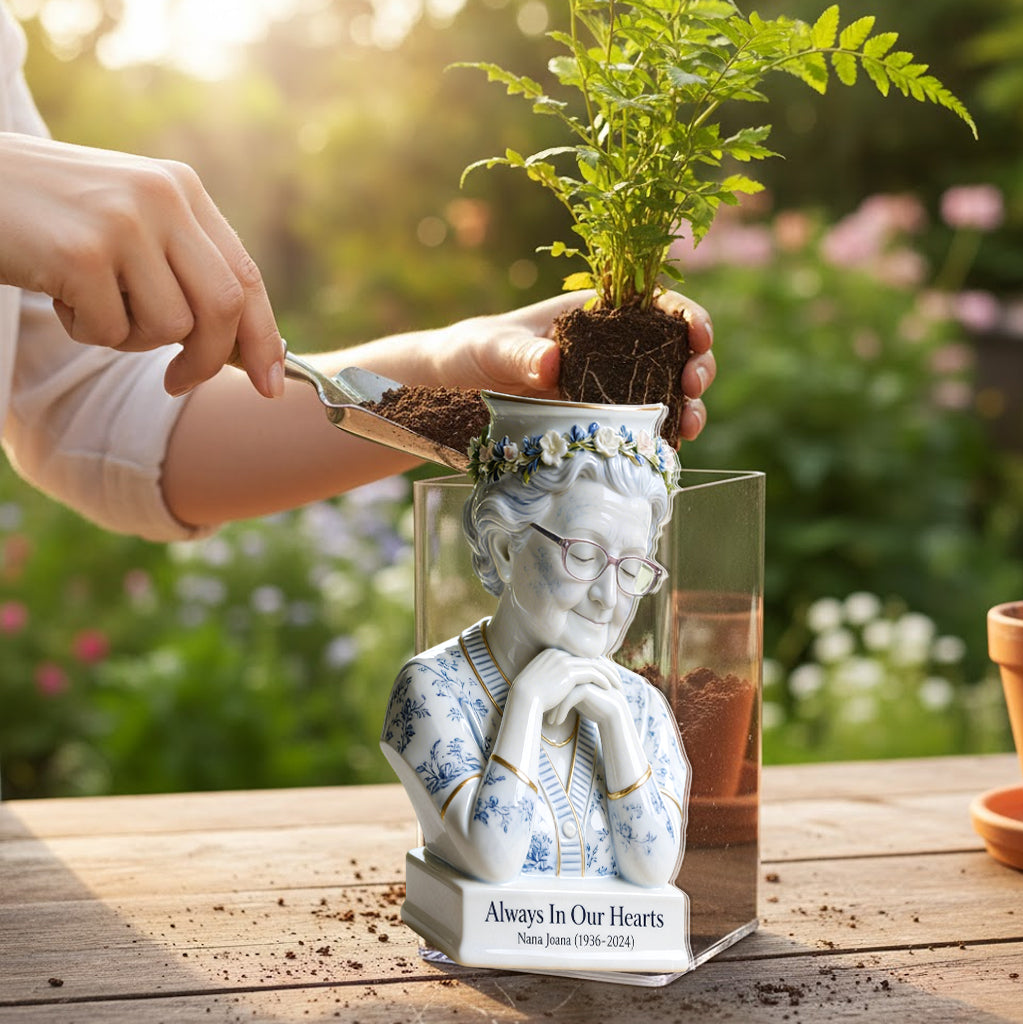 Memorial Customized - Personalized Memorial Acrylic Pot