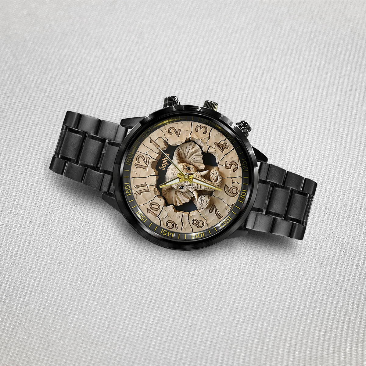 Love Elephant - Personalized Elephant Hand Watch